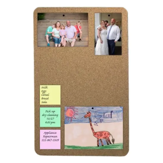 Flipside Products Cork Bulletin Board, 12" x 18", Pack of 6 image {2}