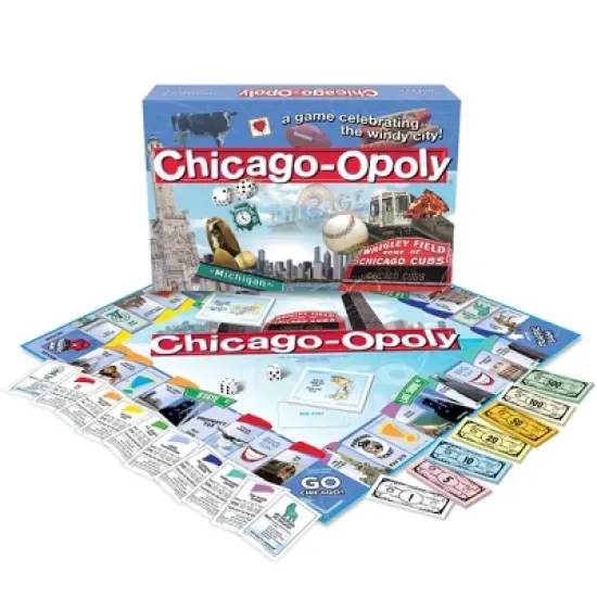 Late for the Sky: Chicago-Opoly Monopoly Board Game image {5}