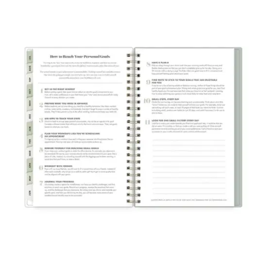 The Everygirl X Day Designer 2024-25 Weekly/Monthly Planner with Notes 8"x5" Wirebound Soft Sage: Adult Stationery July-June image {10}