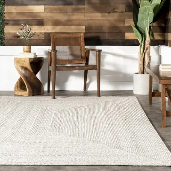 nuLOOM Rowan Braided Texture Indoor/Outdoor Area Rug image {7}