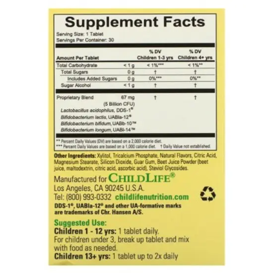 CHILDLIFE ESSENTIALS ChildBiotics Immune & Digestive Support - Kids Probiotic, Contains Live Probiotics, Good for Digestion & Immune Support, image {1}