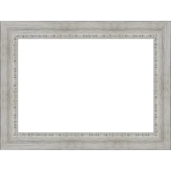 Amanti Art Rustic White Wash Framed Dry Erase Magnetic Board image {10}
