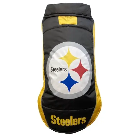 NFL Pittsburgh Steelers Pets Puffer Vest image {3}