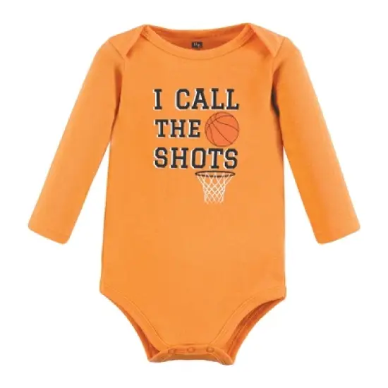 Hudson Baby Unisex Baby Cotton Long-Sleeve Bodysuits, Fall Winter Sports image {4}