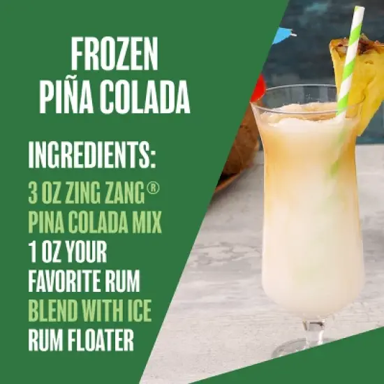 Zing Zang Pina Colada Mix - 32 fl oz Bottle image {5}
