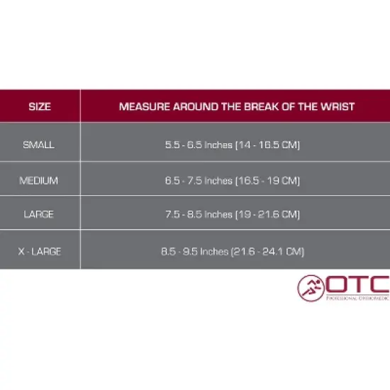 OTC Wrist Support, Pullover Gauntlet, Knit Elastic, Beige image {1}