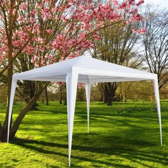 3x3m White Pop Up Gazebo Top Cover Replacement Canopy Roof image {2}