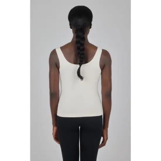 Yogalicious Womens 2 Pack Scoop Neck Devon Fitted Tank Top image {2}