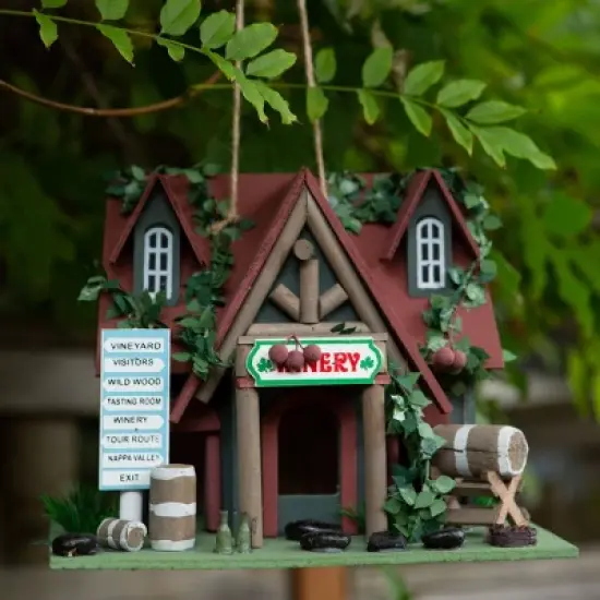 Zingz & Thingz Cottage Winery Bird House image {4}