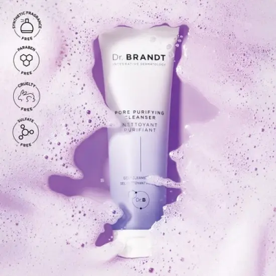 Dr. Brandt Pores No More, Pore Purifying Cleanser - Non-Drying Gel - Helps to Minimize the Appearance of Pores & Dissolves Impurities image {3}
