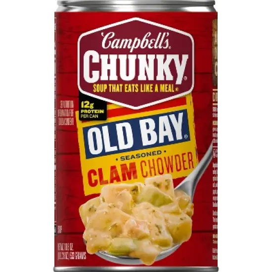 Campbell's Old Bay Clam Chowder - 18.8oz image {10}