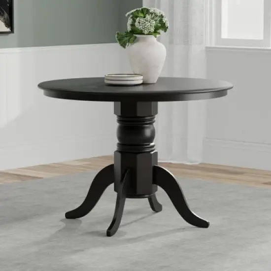 Glenwillow Home 42" Round Solid Wood Pedestal Dining Table image {6}