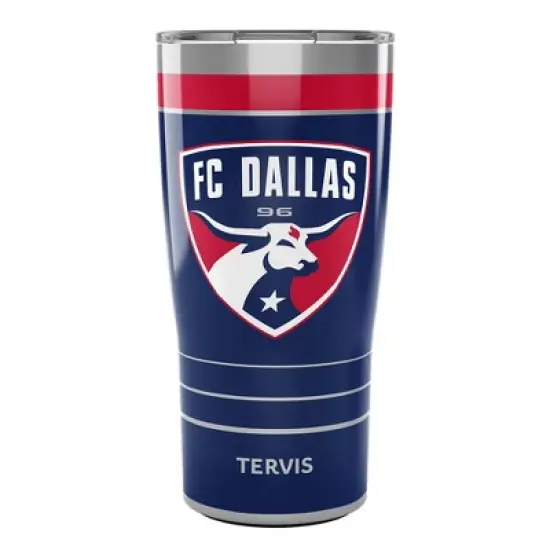 MLS FC Dallas 20oz MVP Stripe Stainless Steel Tumbler image {3}