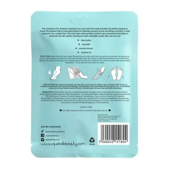 Que Bella Intensive Foot Mask image {2}