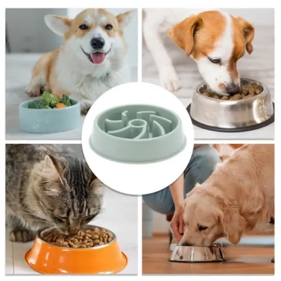 Unique Bargains Convenient Non-Skid Dog Water Bowl 1 Pc image {3}