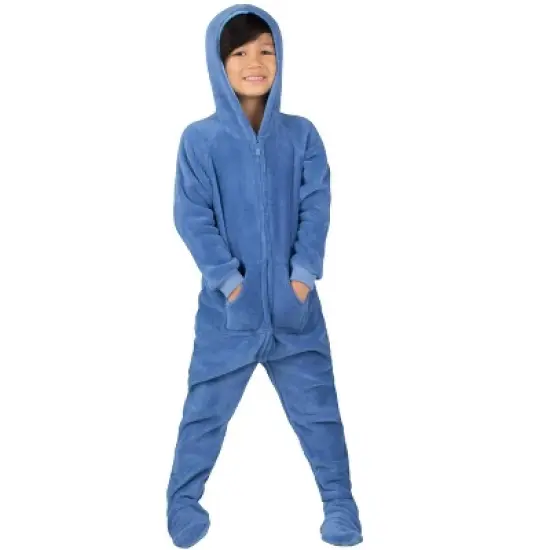 Footed Pajamas - Under The Sea Toddler Hoodie Chenille Onesie image {1}
