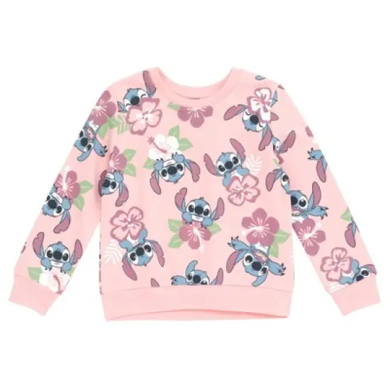 Disney Frozen Minnie Mouse Princess Moana Nightmare Before Christmas Toy Story Lion King Lilo & Stitch Girls Pullover Sweatshirt Little Kid to Big image {16}