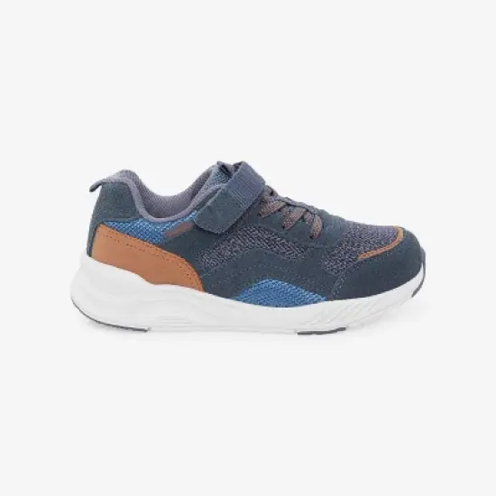 Stride Rite Kids Unisex Brighton Sneaker | 12 | Navy image {1}