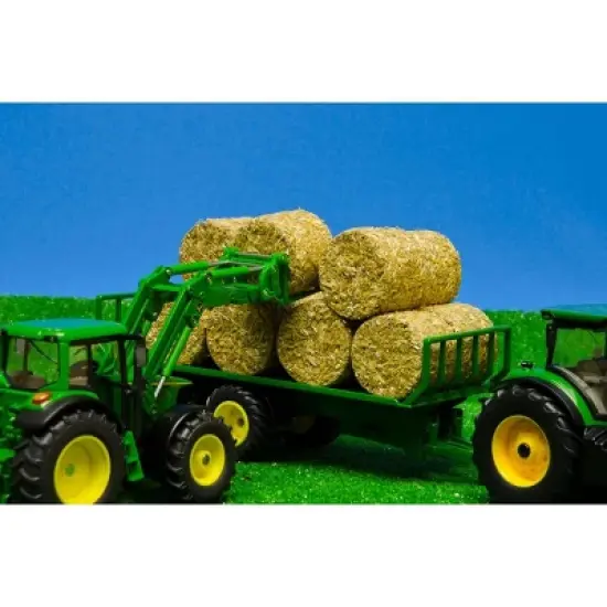 Kids Globe 1/32 Pack of 4 Round Straw Bales 610703 image {1}