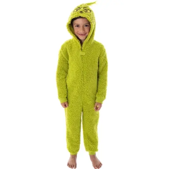 Dr. Seuss The Grinch Matching Family Costume Pajama Union Suit image {6}
