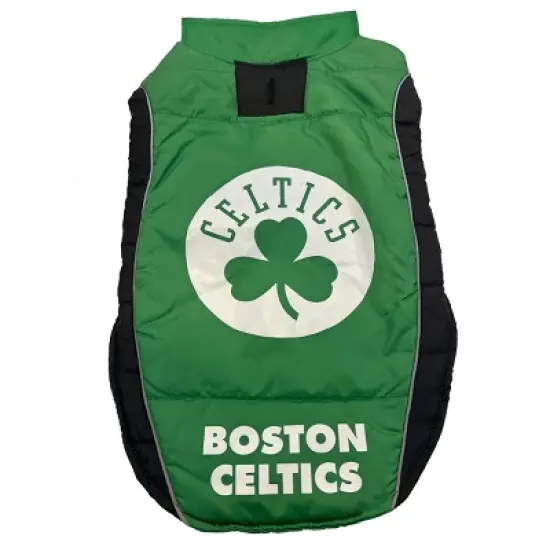 NBA Boston Celtics Pets Puffer Vest image {3}