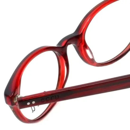 Ecru Designer Reading Glasses Daltrey-005 Red Crystal Layer 50mm 21 POWER CHOICE image {3}