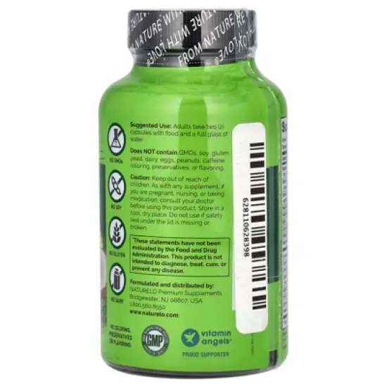 NATURELO Hair, Skin & Nails With Biotin & Collagen, 60 Capsules image {2}