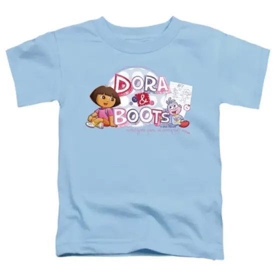 Toddler Boys' Dora the Explorer Amigos Por Siempre T-Shirt Light Blue image {1}