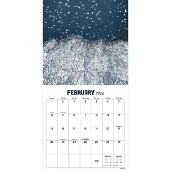 TF Publishing 13.5"x14.5" 2026 Landscapes Wall Calendar image {5}