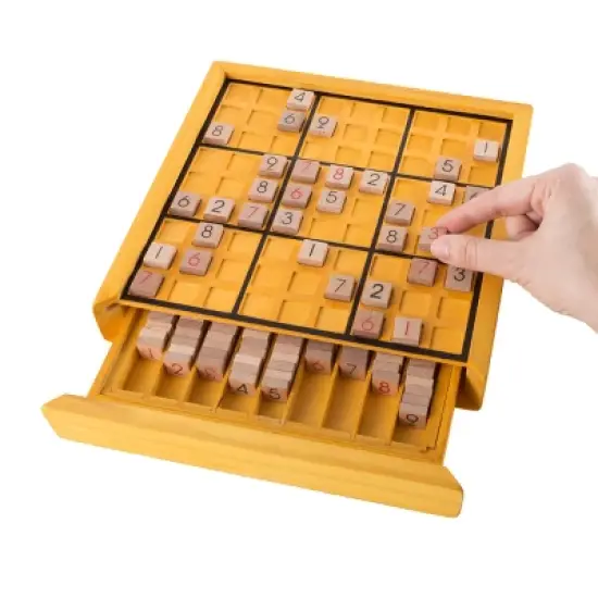Toy Time Wood Sudoku Board Game Set image {5}