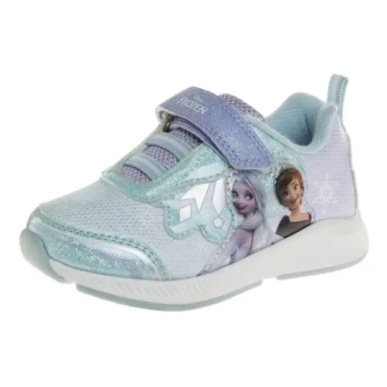 Disney Frozen Toddler Girls' Sneakers w/ 2 White Lights (Toddler) image {10}
