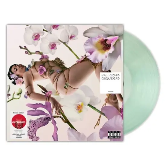 Kali Uchis - Orqu&iacute;deas (Alt Cover) (Target Exclusive, Vinyl) with Poster (Coke Bottle Clear) image {1}