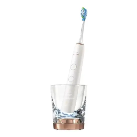 Philips Sonicare Diamond Clean Smart Electric Rechargeable Toothbrush for Complete Oral Care, 9500 Series - HX9924/61, Rose Gold image {1}