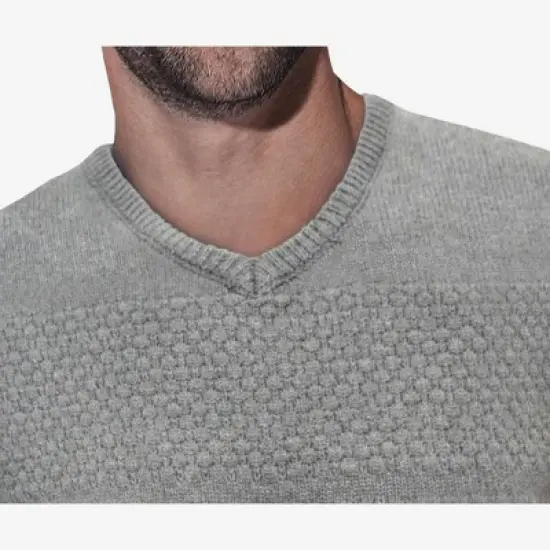X RAY Men's Slim Fit Pullover V-Neck Sweater, Sweater for Men Fall Winter image {2}