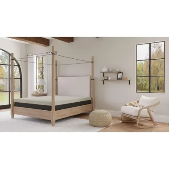 PAGED Short Queen Mattress Memory Foam Mattress with Anti-microbial Cover and Tight Top for Bedroom image {2}