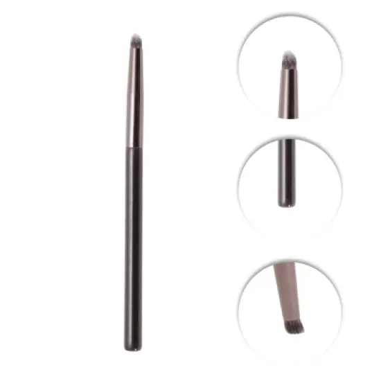 Unique Bargains Durable Details Makeup Brush Brown 1 Pc image {2}