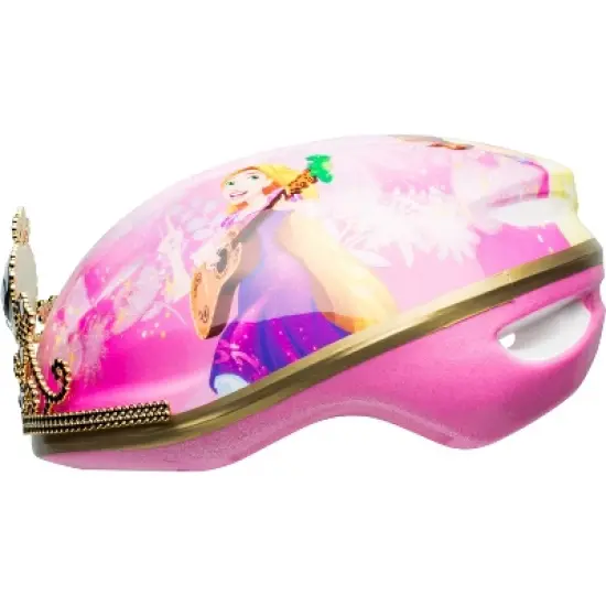 Frozen Disney Princess 3D Tiara Cycling Girls' Bike Helmet - Pink image {3}