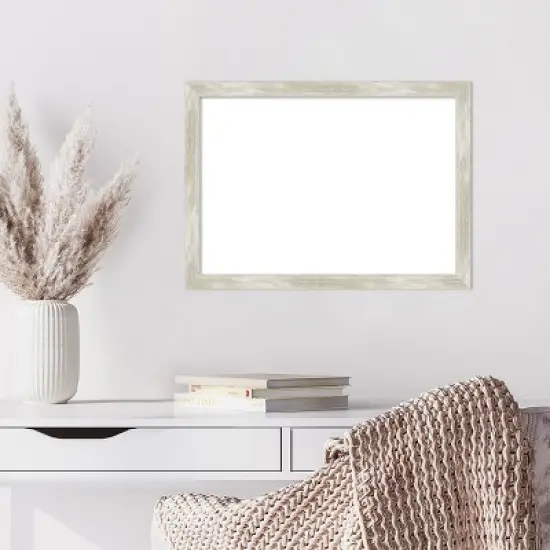 Amanti Art Crackled Metallic Narrow Framed Dry Erase Magnetic Board image {8}