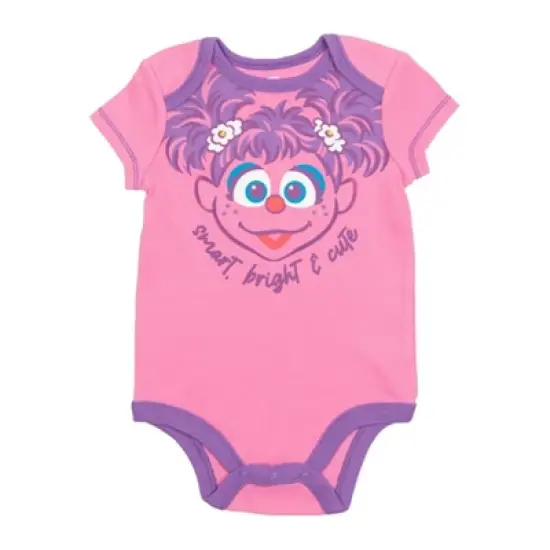 Sesame Street Baby 5 Pack Bodysuits Newborn to Infant  image {2}