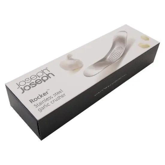 Joseph Joseph Rocker Garlic Press, Mincer and Crusher - Steel: Stainless Steel, Dishwasher-Safe, Best Garlic Clove Crusher image {6}