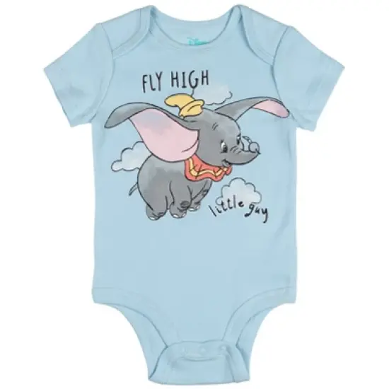 Disney Disney Classics Baloo Peter Pan Pinocchio Baby 5 Pack Bodysuits Newborn to Infant  image {3}
