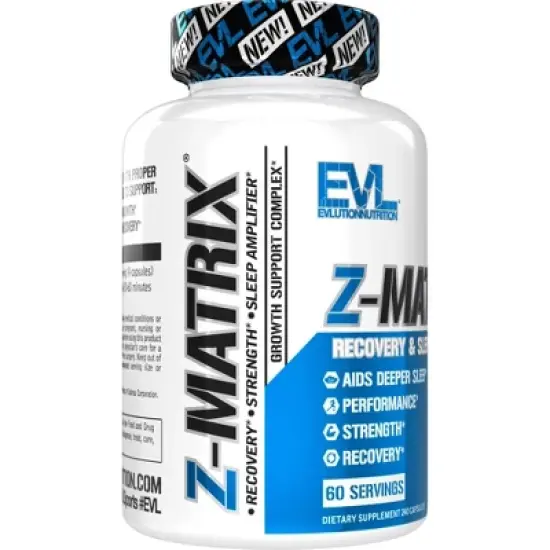 Evlution Nutrition Z-Matrix - Recovery & Sleep Complex - 60 Servings image {3}