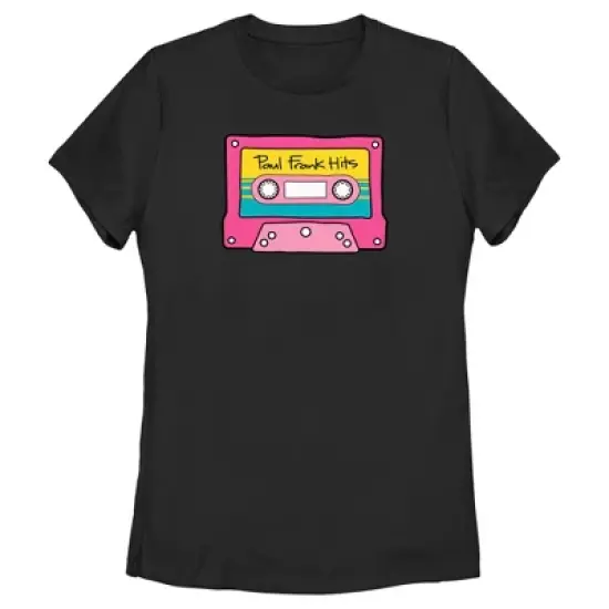 Women's Paul Frank Cassette Tape Hits Pink T-Shirt image {3}