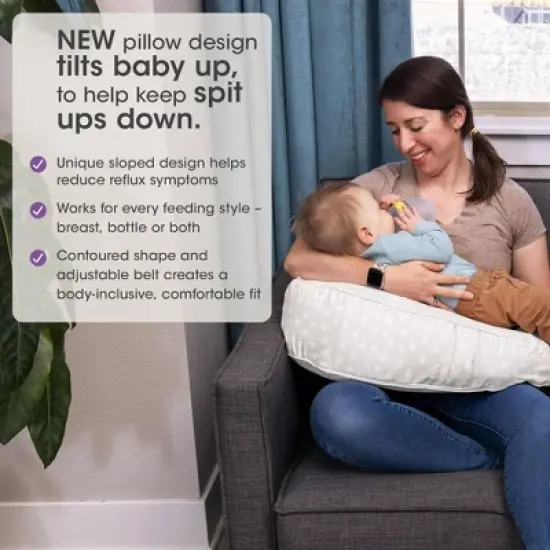 Boppy Uplift Nursing Pillow - Tan Pebbles image {1}