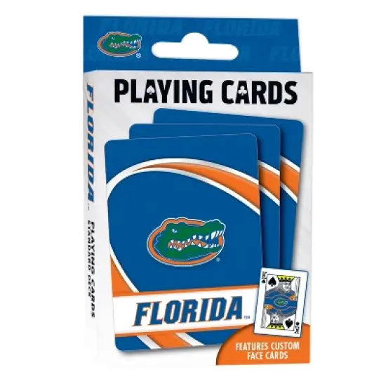 MasterPieces Officially Licensed NCAA Florida Gators Playing Cards - 54 Card Deck for Adults image {1}