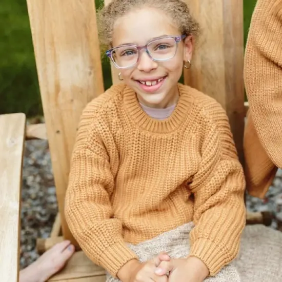 Goumikids Toddler Organic Cotton Chunky Knit Sweater image {6}