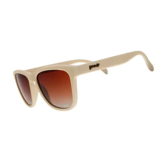 goodr Adult OG Rectangle Toasted Marshmallow Magic Sunglasses - Beige image {1}