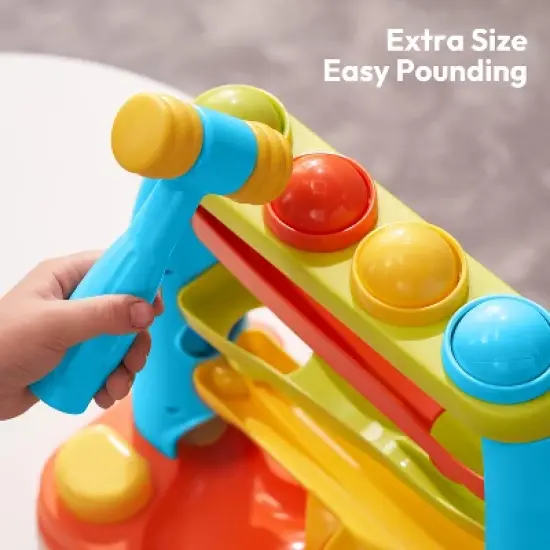 Joyfy Pound A Ball Toys for Toddler, Stacking, Learning, Active, Early Developmental Hammer Montessori Toys, Birthday Gift for Boy Girl Ages 1 2 3 image {5}