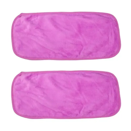Unique Bargains Reusable Washable Makeup Removal Cleaning Cloth 16''x8'' 2pcs image {13}