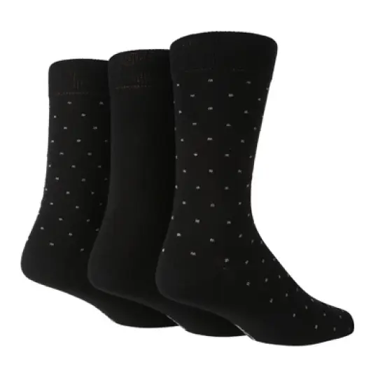 TORE Totally Recycled Men's Dot Crew Socks 3pk - Black 7-12 image {1}